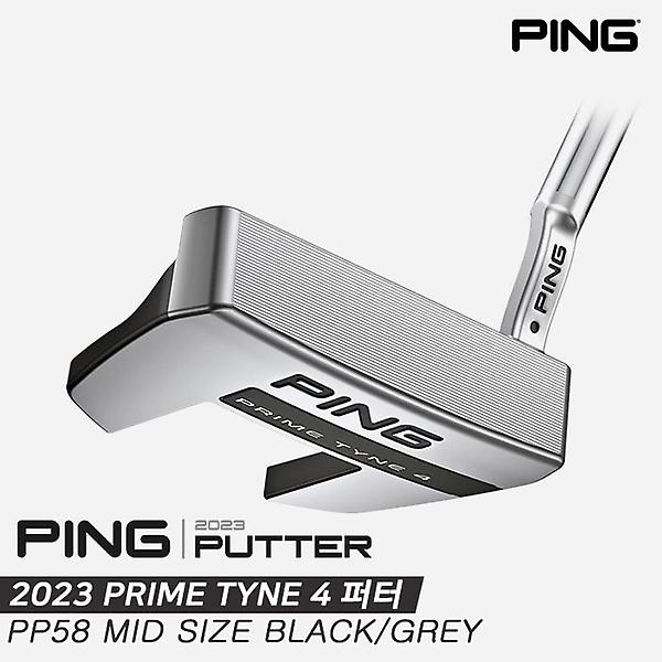  [삼양인터내셔날정품]2023 핑 PRIME TYNE4(프라임 타인4) 퍼터[공용/말렛형][PP58 MID SIZE BLACK/GREY]