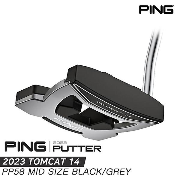  [삼양인터내셔날정품]2023 핑 TOMCAT14(톰캣14) 퍼터[남여공용/말렛형][PP58 MID SIZE BLACK/GREY]