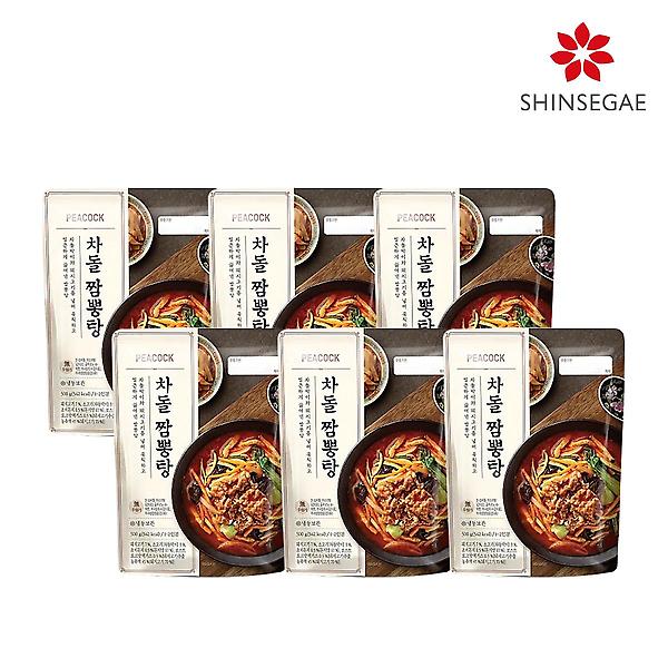  [피코크] 차돌 짬뽕탕 500g x 6팩