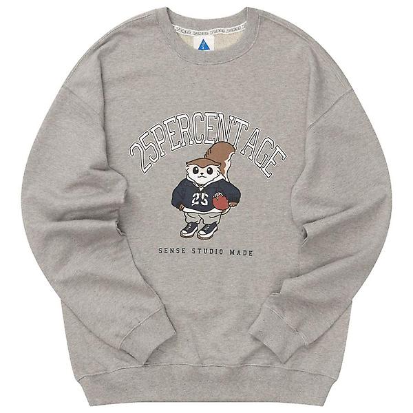  25P 스카이람 시그니처 아치 맨투맨 25PU3SMTGR