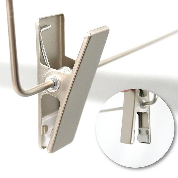  올지 헤리티지 원목 집게 바지걸이 5P 청바지 정장 회전고리 논슬립