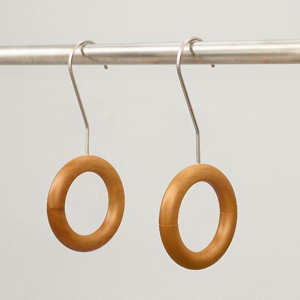  올지 헤리티지 원목 링 다기능 걸이 2P 넥타이 벨트 걸이 스카프