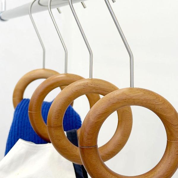  올지 헤리티지 원목 링 다기능 걸이 2P 넥타이 벨트 걸이 스카프