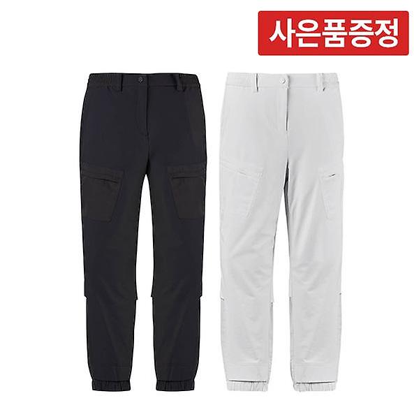  BOB 비오비 우븐 믹스 밑단지퍼 변형 여성 조거팬츠 G4F2PT510 + 블랙클로버 모자 사은품 (랜덤발송)