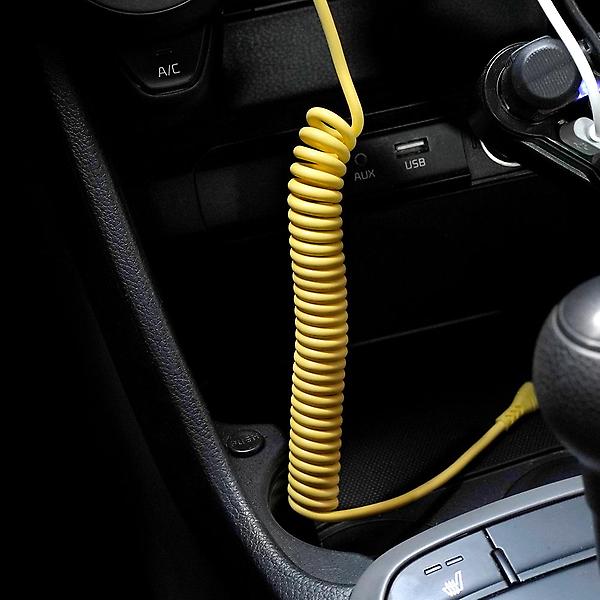  [스마텍] C to C타입  / A타입 스프링 케이블 60w 초고속 충전 선정리 1.5m