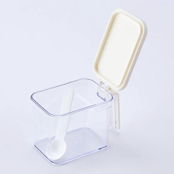  오리스타 스푼 양념통 화이트 600ml 5개 파우더 설탕 소금 조미료통 보관용기