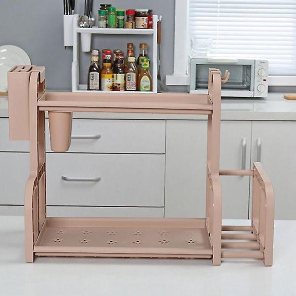  주방 선반(아이보리) 양념통 정리함 조리도구 보관함