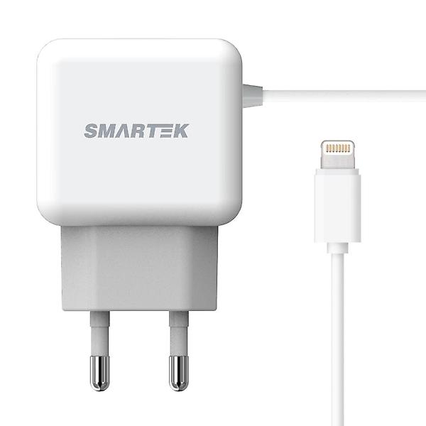  스마텍 2A/5V 8핀 1.2m 일체형 고속충전기 STC-3000A