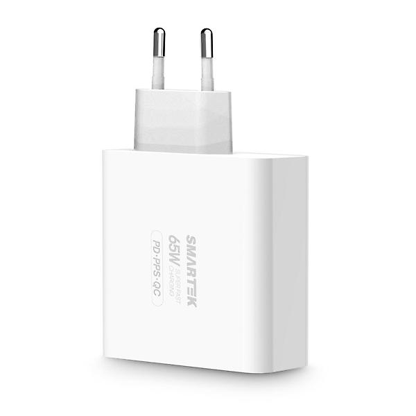  스마텍 65W PD&PPS 3포트 초고속 충전기 STPD-D65W