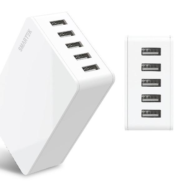  스마텍 32.5W USB 5포트 멀티 고속충전기 STC-5000