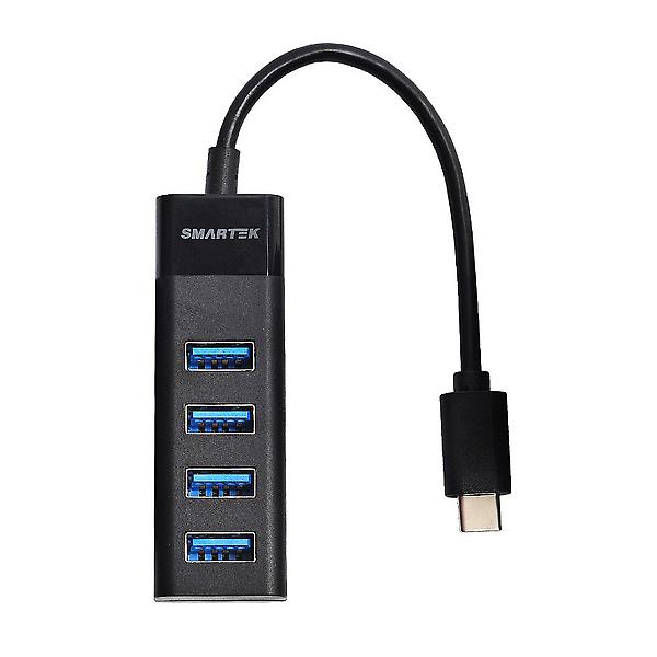  스마텍 C타입 USB 3.0 4포트 노트북 멀티허브 ST-UH100