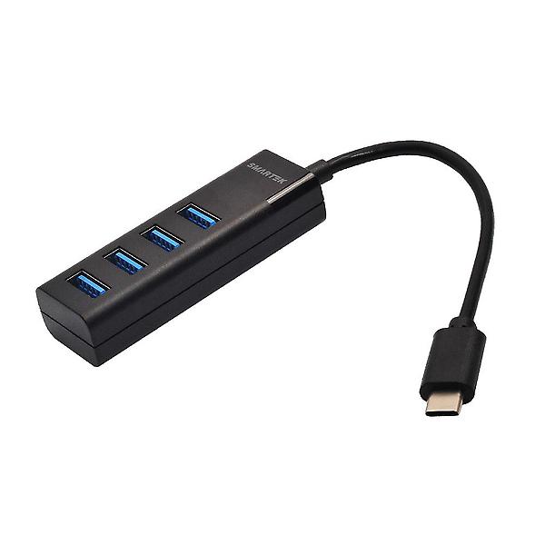  스마텍 C타입 USB 3.0 4포트 노트북 멀티허브 ST-UH100