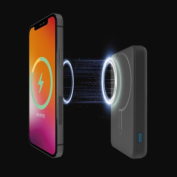  스마텍 PD 20W 거치대 맥세이프 보조배터리 5000mAh STPB-MP5S