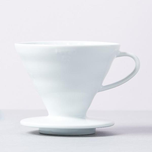  하리오 V60 도자기 드리퍼 2-4인용 화이트 (VDC-02W)