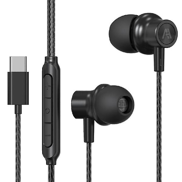  에이투 AT0104 C타입 티타늄 드라이버 HIFI 커널형 유선 이어폰