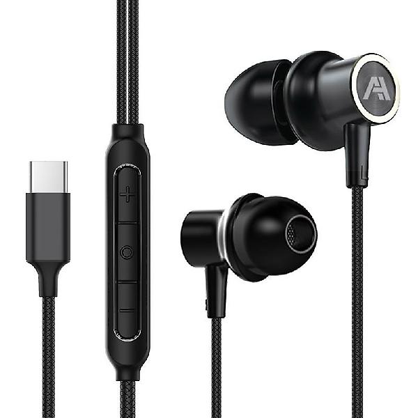  에이투 AW111C C타입 티타늄 드라이버 게이밍 유선 이어폰