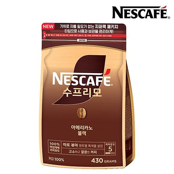  [네스카페] 수프리모 파우치 아메리카노 블랙 430g (택1)