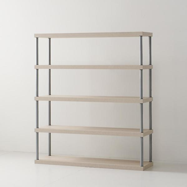  아이앤 케인즈 멀티 스틸 4단 책장 BR