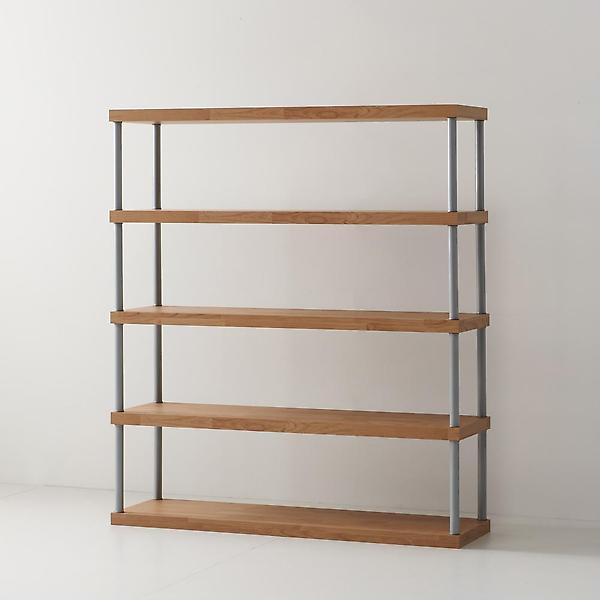  아이앤 케인즈 멀티 스틸 4단 책장 BR