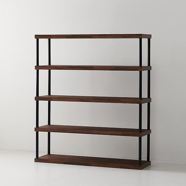  아이앤 케인즈 멀티 스틸 4단 책장 BR