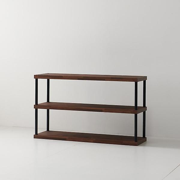  아이앤 케인즈 멀티 스틸 2단 책장 BR