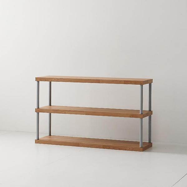  아이앤 케인즈 멀티 스틸 2단 책장 BR