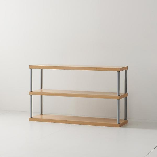  아이앤 케인즈 멀티 스틸 2단 책장 BR