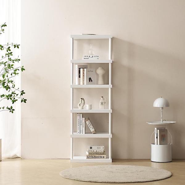  아이앤 케인즈 멀티 스틸 소형 5단 책장 BR