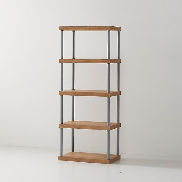  아이앤 케인즈 멀티 스틸 소형 4단 책장 BR