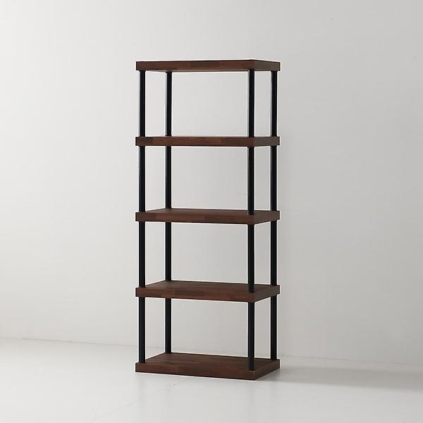  아이앤 케인즈 멀티 스틸 소형 4단 책장 BR