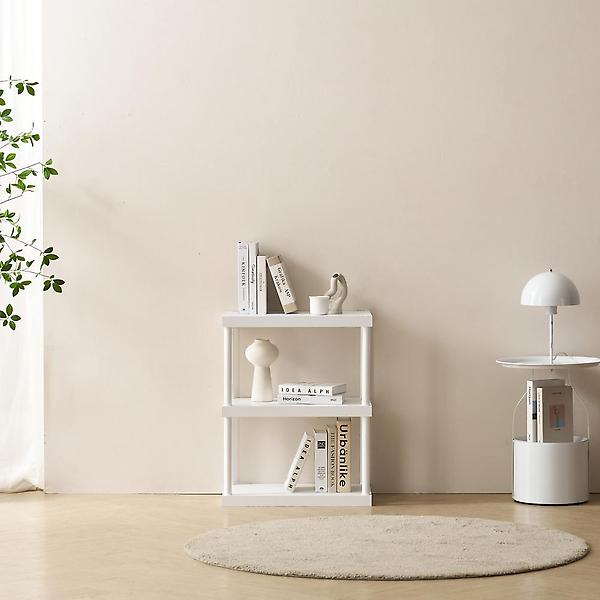  아이앤 케인즈 멀티 스틸 소형 2단 책장 BR