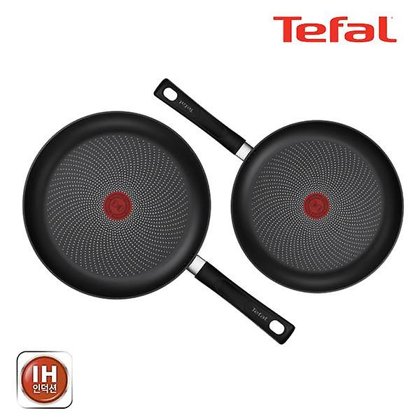  테팔 인덕션 티타늄 델리시오 2종세트 (프라이팬 22cm + 24cm)