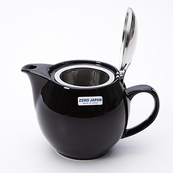  제로재팬 티포트 라운드 680ml 블랙 (BBN-04BK) 도자기 티팟세트