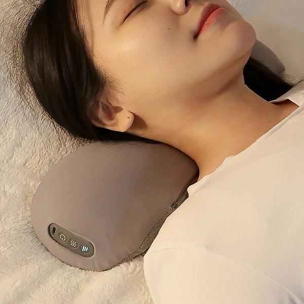  [카프] 목 베개 온열 마사지기 충전식 무선 KF-WM02