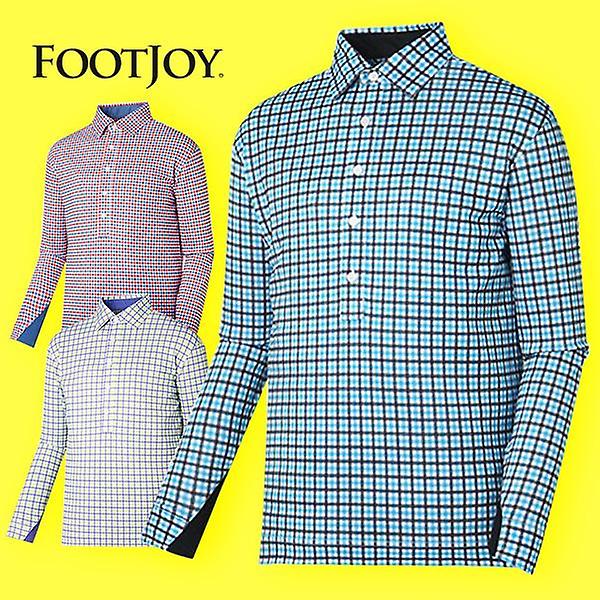  전시상품/풋조이 프린티드 체크 롱 슬리브 셔츠