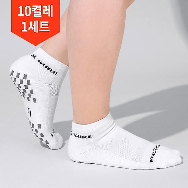  10켤레 1세트/파앤슈어 특허 논슬립 단목 골프양말