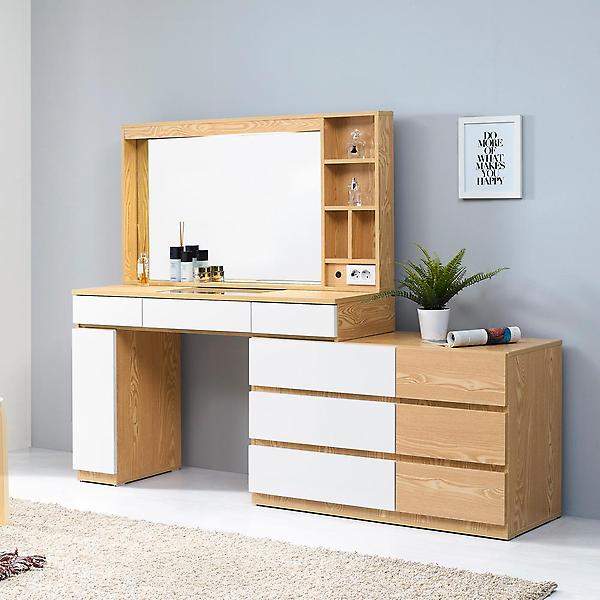  아이앤 헤르밍 LED 1200 확장형 서랍 화장대 PD