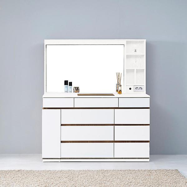  아이앤 헤르밍 LED 1200 확장형 서랍 화장대 PD