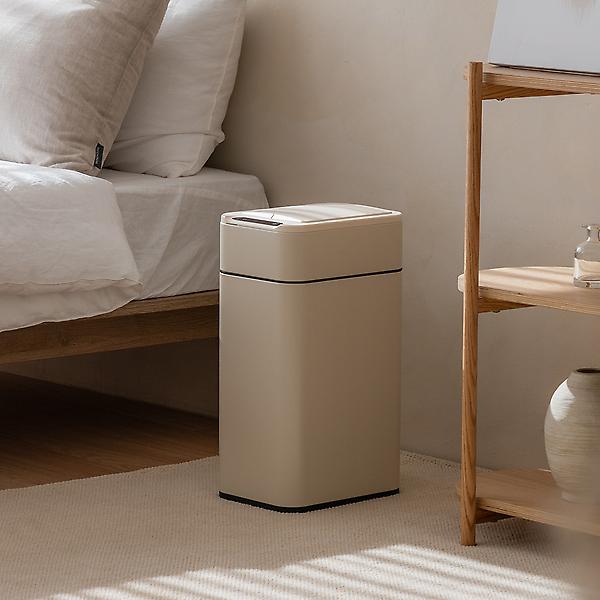 [다룸/D-TC-0101(IV)] 자동센서 스마트 쓰레기통 20L 아이보리 날개형