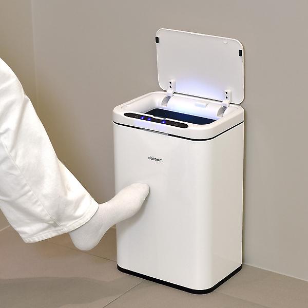 [다룸/D-TC-5005(WH)] 자동센서 스마트 쓰레기통 20L 화이트 일반형