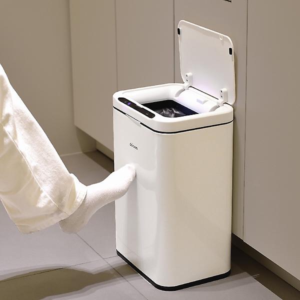 [다룸/D-TC-5005(WH)] 자동센서 스마트 쓰레기통 20L 화이트 일반형