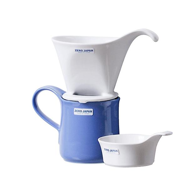  제로재팬 핸드드립세트 블루베리 (ZG-007BB) 도자기 커피드리퍼 머그컵 세트