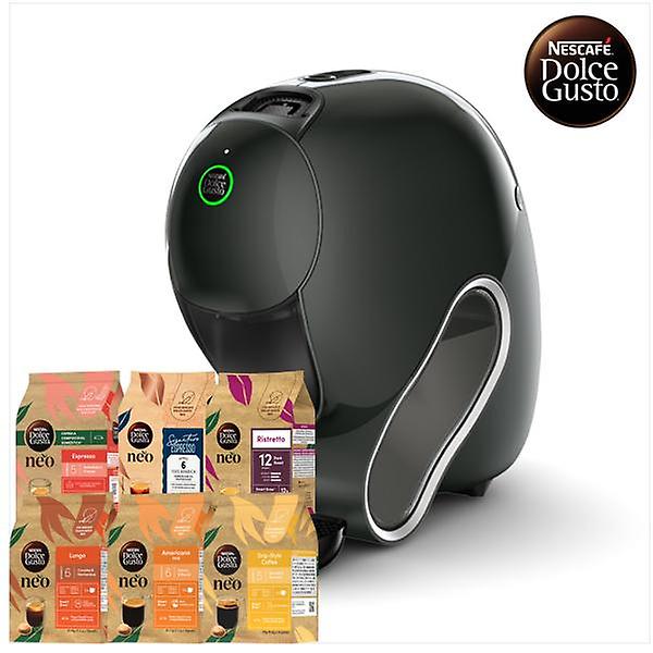  [돌체구스토] 커피머신 네오 카페 다크 그레이 + 12입 돌체구스토 네오 커피캡슐 2박스 (6종 택1)