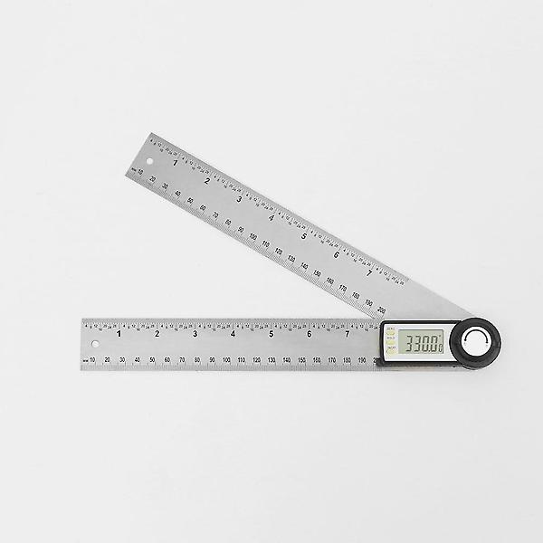  360도+20cm 디지털 각도기 목공용 스틸자 각도측정기