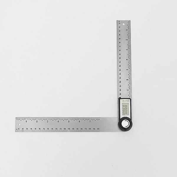  360도+20cm 디지털 각도기 목공용 스틸자 각도측정기