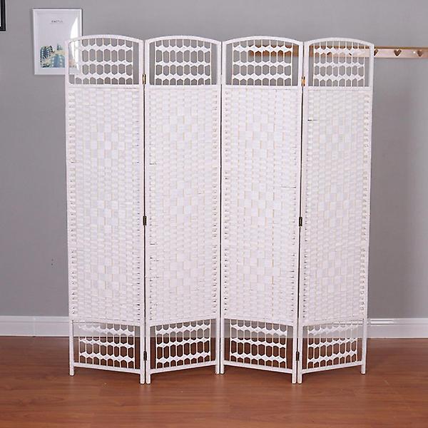  라탄 구텐 4단 파티션(180cmx200cm) (화이트)