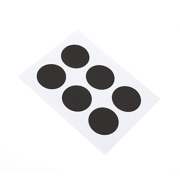  30mm 컬러 원형 스티커 60매세트(블랙) 동그란스티커