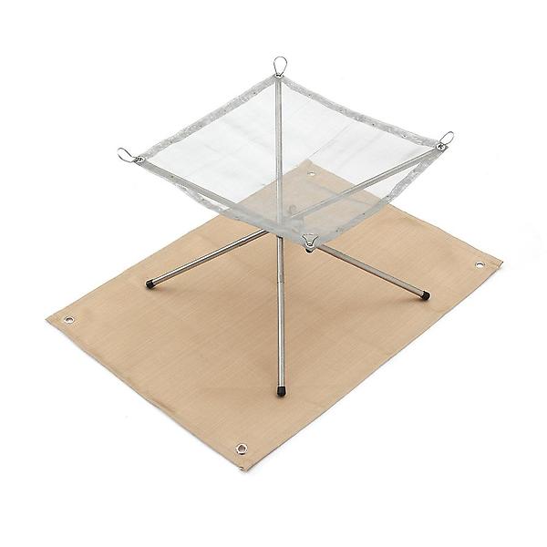  화재예방 캠핑 방염포 56x80cm 방열 난로 화로대 매트