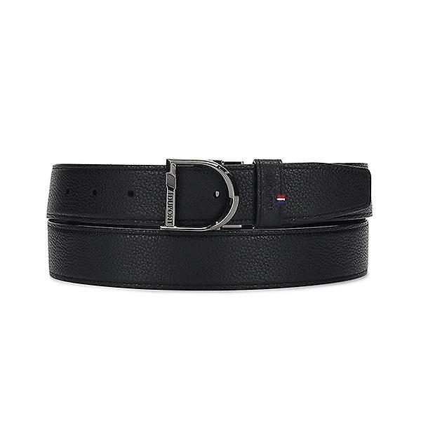  [ST듀퐁] 뉴 벨트 D로고 버클 루테늄 35mm 블랙그레인/블랙스무스 CJ9351200