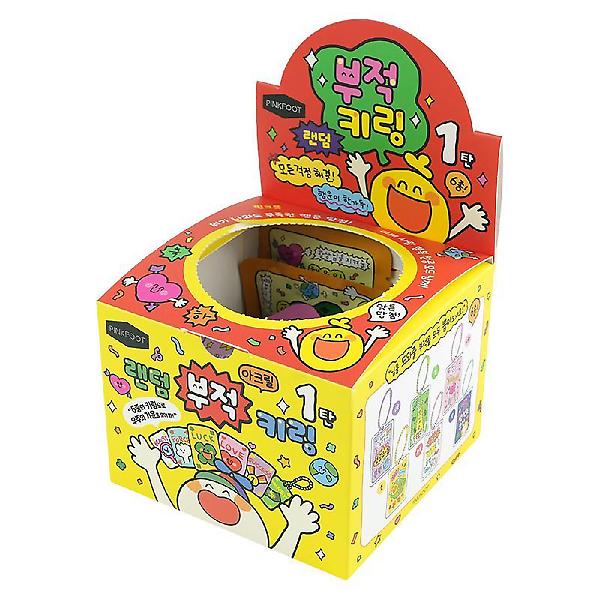  랜덤 부적 아크릴 키링 ver1 인박스(18개세트)